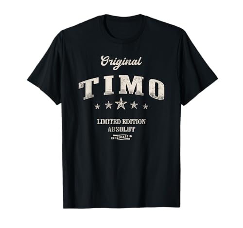 Timo Limited Edition T-Shirt Timo Limited Edition T-Shirt