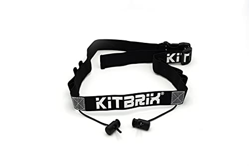 KITBRIX Laufgürtel - Triathlon OCR Marathon - Rutschfester Startnummerngürtel & Startnummernhalter Cover