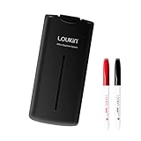 loukin All-in-One Magnetic Dry Erase Eraser, Patent Whiteboard Eraser with Whiteboard Cleaner, Ideal for Classroom, Home and Office Use, 2 Markers Included