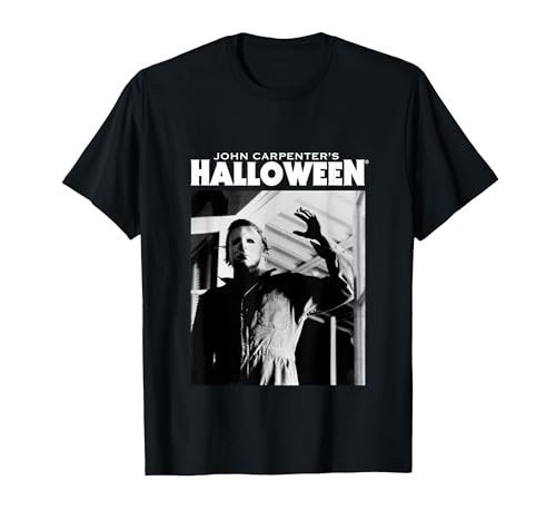 Halloween Michael Myers Enters Home T-Shirt, Men, Black, XX-Large
