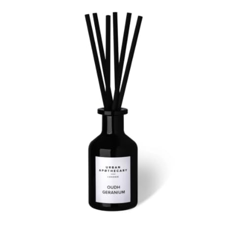 Urban Apothecary London Signature Diffuser - Natural Fragrance, Up To 12 Weeks Scent, 200ml (Oudh Geranium)