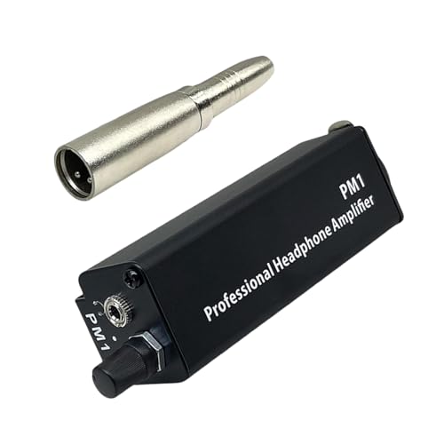 WEISUYUUS Professional Headphone Amplifier 3.5MM Headphone Amplifier Adapter with Volumes Control for Improved Sounds Connection