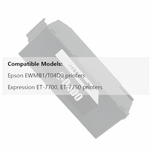TopHomer E-04D0 Tintenwartungsbox-Chip, für EWMB1/T04D0, kompatibel mit Expression ET-7700/ET-7750 Druckern, zuverlässiger Tintenabfallbehälter, einfache Installation