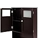 Best Choice Products Wooden Over-The-Toilet Space Saving Cabinet Shelf Tower Rack for Linens, Toiletry, Espresso