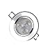 Mrdsre Les projecteurs minimalistes Modernes LED Mini Spotlights 3W Couleur Spotlights Ouverture de 5cm 6cm Bar Armoires à vin Bulls Eye Light Downlight Plafonnier (Couleur : Lumière Blanche)