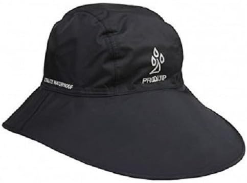 Pro-Quip PROQUIP GOLF WATERPROOF BUCKET HAT. BLACK. SIZE
