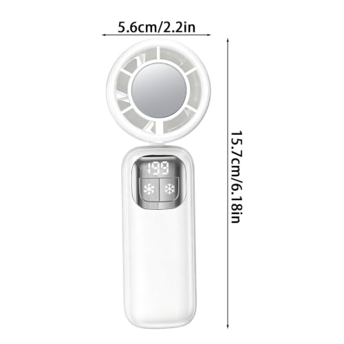 Ventilador portátil USB recargable con 199 velocidades para un flujo de aire a medida 6
