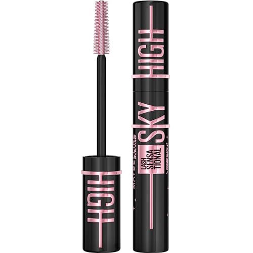 Image of Maybelline Lash Sensational Sky High Easy Wash Mascara, Cosmic Black (Pack of 2)