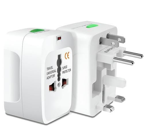 Pack of 1 International All in One Universal Travel Adapter (Europe/UK/US/China/India) Universal Worldwide Charger Plug for Phone, Laptop, Mobile Portable Power Adaptor,RAD-P348-image-22