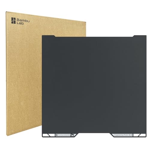 Original Bamboo H2D/H2S Engineering Plate High-Temperature Smooth Surface Plate for All Filaments Durable Coated H2 Build Plate for Bambu Lab H2S/H2D 3D Printers Bamboo Lab Parts & Accessories