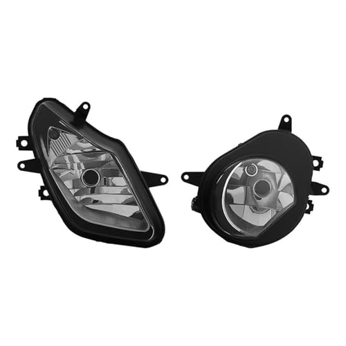 Phares avant transparents pour remplacer des feux cassés de moto BMW 1000RR