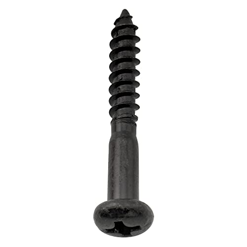 Musiclily Ultra 3.5x25mm Stainless Steel Pan Head Mounting Screws for Strat Style Electric Guitar Tremolo Bridge, Black (Set of 6) - Image 4