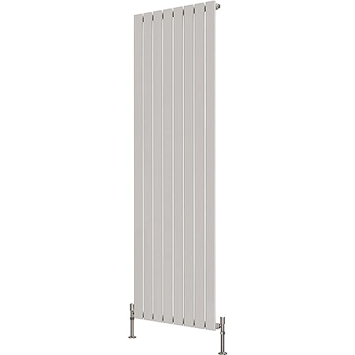 Image of Radbliss Vertical Flat Panel Design Radiator 1600x544mm White Single Tall RAD Central Heating