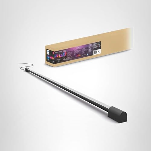 Philips Hue Large Smart Light Tube, Black - White and Color Ambiance LED Color-Changing Light - 1 Pack - Sync with TV, Music, and Gaming - Requires Bridge and Sync Box - Control with App or Voice - image 9