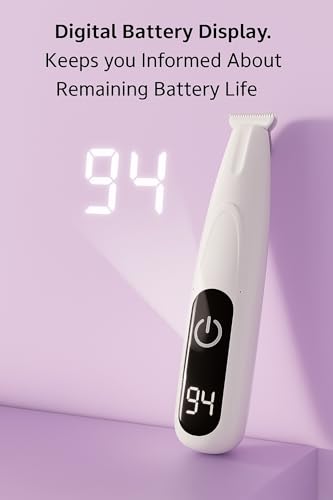 Image of Pet Paw Trimmer for Dogs & Cats, Silent with LED Light, Pink