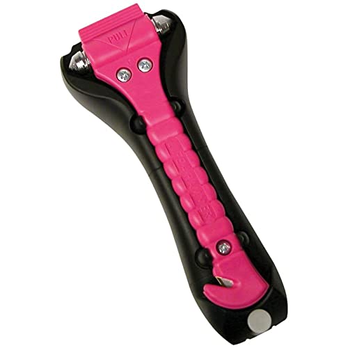 Lifehammer Brand Safety Hammer, The Original Emergency Escape and Rescue Tool with Seatbelt Cutter, Made in The Netherlands, Pink - Thumbnail 2