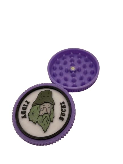 Donny Fiddy Bucks Herb Grinder - Big LEZ Show - Judge Grinda - 3D Printed (Light Purple, Compact)