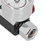 Lackierpistole Lufteinstellregler G1/4in Gewinde Spritzlackierpistole Luftdruckregler Druckregulierendes Einstellventil Manometer Lackiergerät Luftregler Manometerfür Pneumatische Spritzpistole Druc