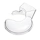 Universal Splash Guard for Kitchen Aid 4.5 & 5 Quart Tilt-Head Mixers, Clear Durable Cover for Stainless Steel, Glass, and Ceramic Bowls, Dishwasher Safe