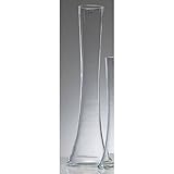 bodenvase glas weiß Maße: Höhe 70cm, Durchmesser (Gesamt) 17cm; Öffnung außen 10cm innen 9,5cm Durchmesser