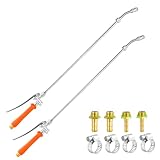 2 Pack 29 Inch Spray Wand, Brass Barb Match 1/4' & 3/8' Sprayer Wand Hoses,...
