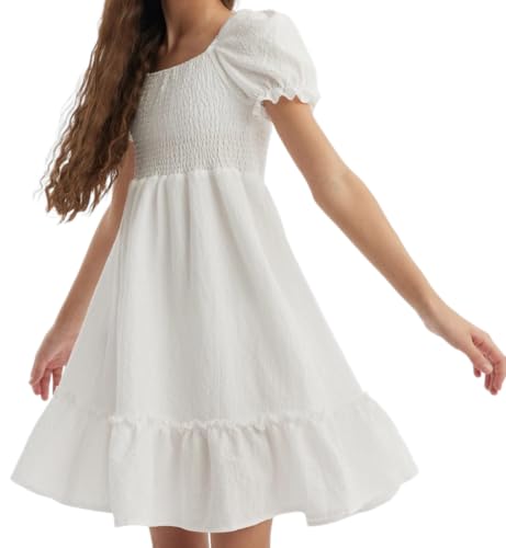 Robe de cérémonie pour fille en dentelle de haute qualité pour baptême chic