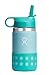 Produktbild HYDRO FLASK - Trinkflasche für Kinder, 354ml (12oz) - Vakuumisolierte Wasserflasche aus Edelstahl - Thermoflasche mit praktischem Straw Lid-Trinkhalmdeckel - BPA-frei, Spülmaschinenfest - Dew