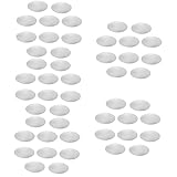 Uhrglas-becherabdeckung: 【material】: 10 stück uhrglas bestehen aus 100-prozentigem glas, das stabil ist und eine glatte oberfläche ohne grate aufweist, die sicher aufbewahrt werden kann.