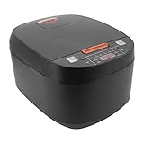 Capacidad compacta: capacidad compacta de 5 l, puede satisfacer la comida de 1 a 3 personas, el revestimiento interior está recubierto con un revestimiento antiadherente, sartén antiadherente para cocinar, adecuada para uso doméstico o dormitorio.