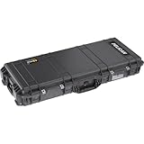 Pelican 1700NF Travel Vault II Wheeled Watertight Weapons Case Without Foam Insert, Black