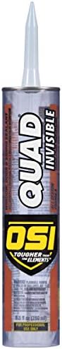 OSI Quad Invisible Window, Door & Siding Sealant Clear, 9.5 fl oz, Cartridge