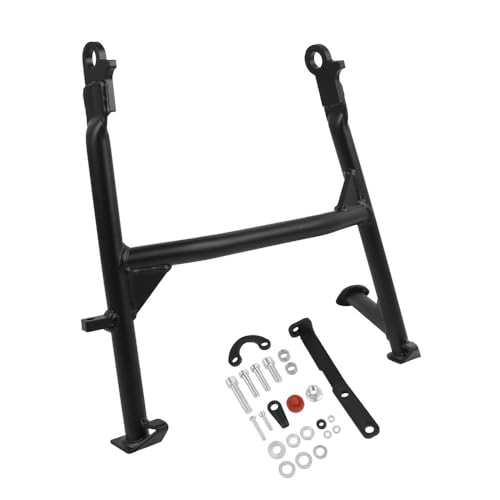 Béquille centrale pour moto Desert X idéale pour le voyage et le bivouac