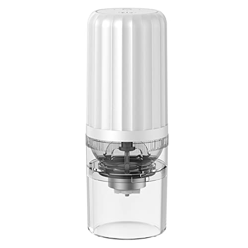 Kznifmk Molinillo de Café EléCtrico Ajustable, Molinillo de Hierbas, Molinillo de, Molinillo de Café en Grano, Molinillo de Espresso
