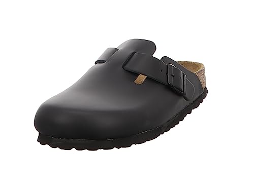Birkenstock 060193 Boston Black, Natural Leather Hombre Black Eu 47 Birkenstock 060193 Boston Black, Natural Leather Hombre Black Eu 47
