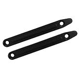 RC Roof Rails, RC Roof Rails Aluminum Alloy Lightweight Upgrade Part Replacement Roof Rail for ARRMA 1/7(Black) Body Parts