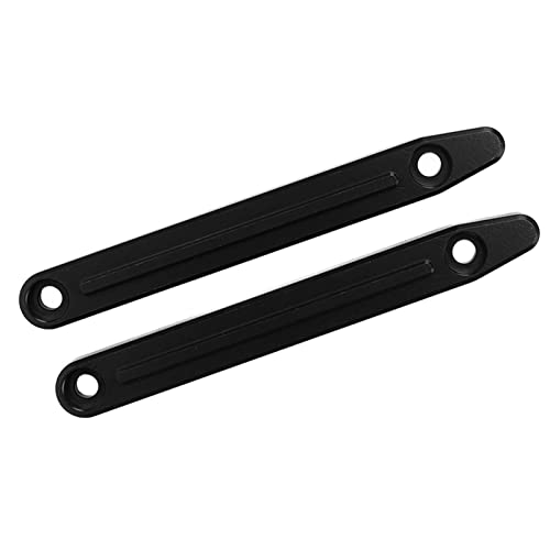 RC Roof Rails, RC Roof Rails Aluminum Alloy Lightweight Upgrade Part Replacement Roof Rail for ARRMA 1/7(Black) Body Parts