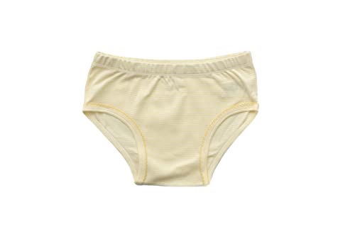 ORGANICKID Girls 100% Organic 100% Cotton Underwear GOTS Certified Kids Toddler Panties Briefs Pack of 33