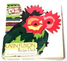 South of the Border LATIN FUSION Recipe Deck ~ A Card Deck of 100 Recipes & Menus