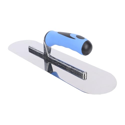 Eminchu Cazzuola per Piscina in Acciaio Inossidabile, Cazzuola per Finitura in Calcestruzzo da 14x4 Pollici, per Finitura con Impugnatura Ergonomica con Lucida a Specchio, Ideale per Intonacatura di