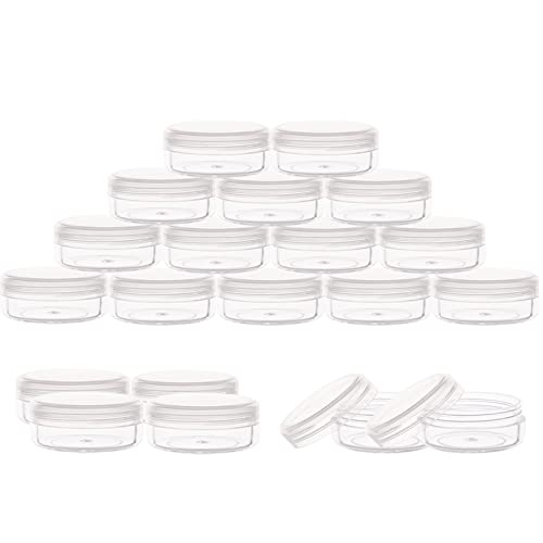 10 Gram Cosmetic Containers 20Pcs Sample Jars With Lids Plastic Makeup Sample Containers, Bpa Free Small Plastic Containers #TOP14