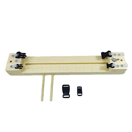 Floridivy Bracelet Solid Wood Jig Knot Braided Parachute Cord jig knitting Knitting Weaving Tools Wristband Braiding Device 2