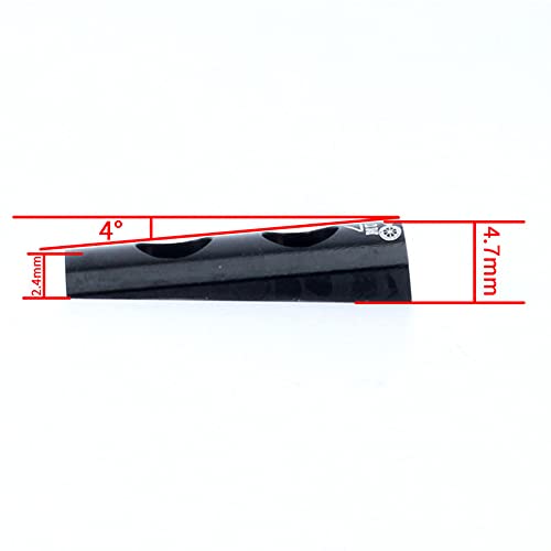 Lizhoumil Bicycle Spacer Shim, 4 Degree Angle Correction, 4 Degrees Front Derailleur Adjustment Angle Repair Washer Correction Parts Mtb Bike Fixed Gear Black #TOP1