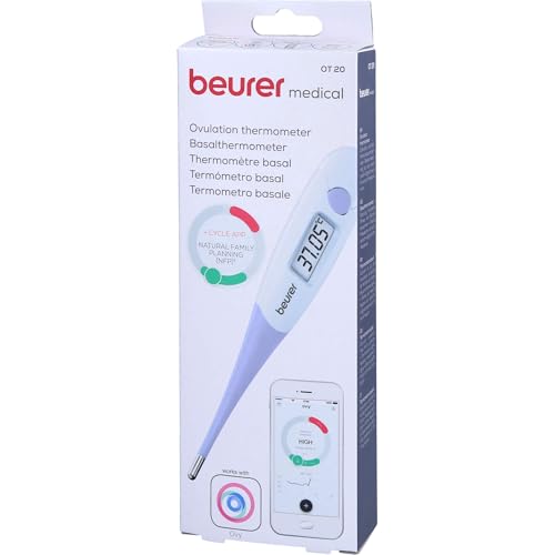 Beurer OT 20 Basalthermometer zur Überwachung des Eisprungs und zur natürlichen Schwangerschaftsplanung