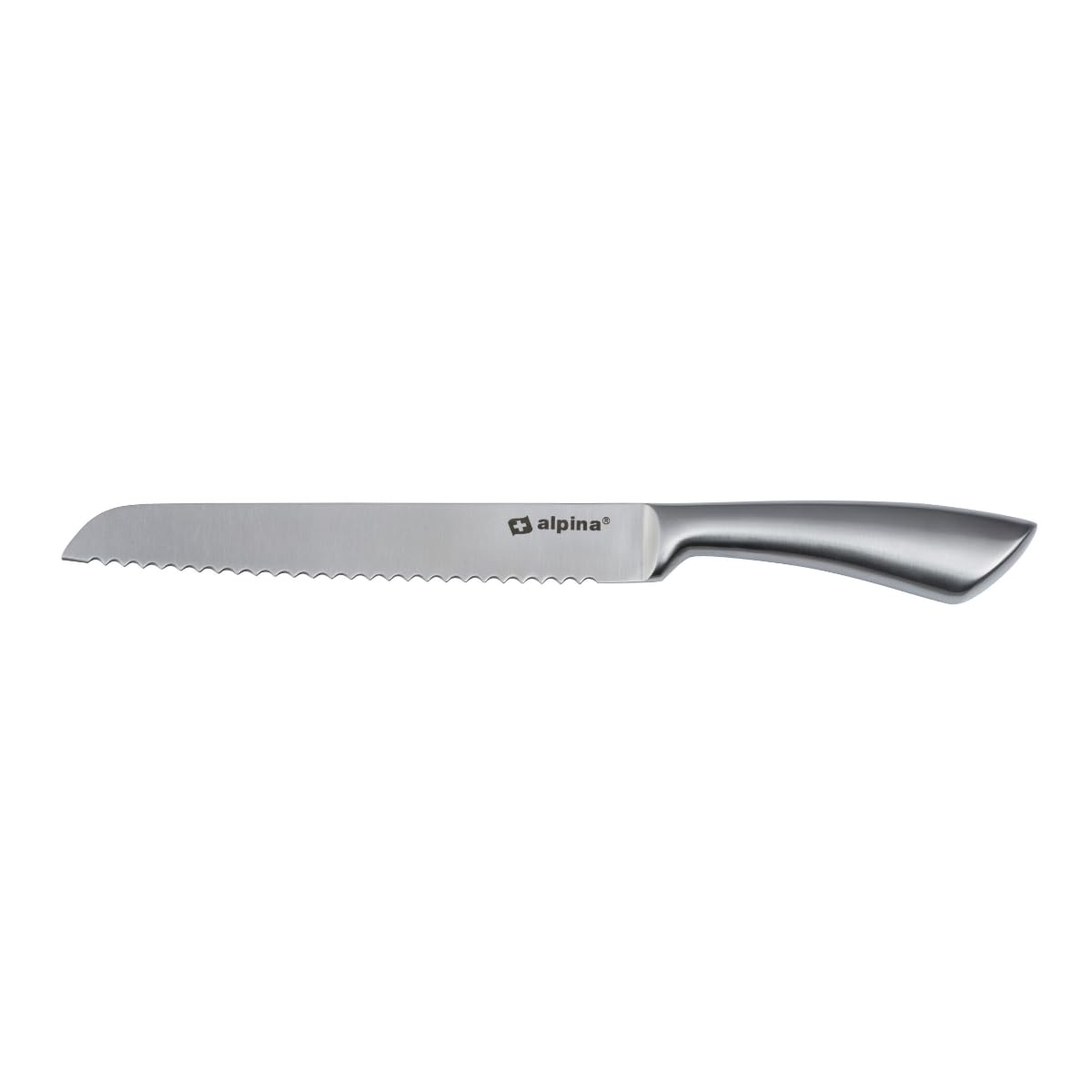 Alpina Santoku-Messer, Edelstahl, Silber, 33,5 cm