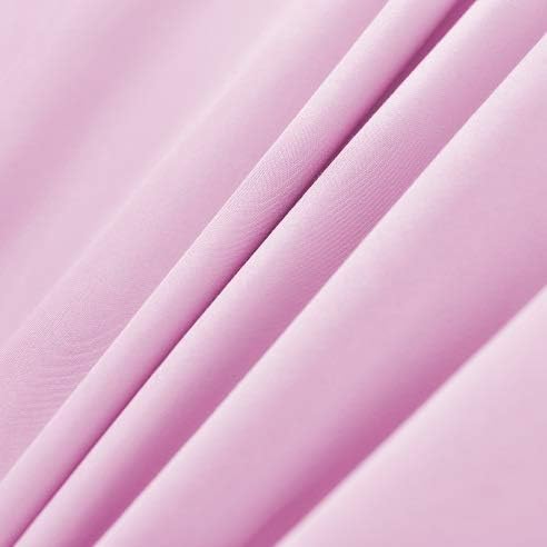 JÁCLER Twin 3 Piece Sheet Set- Microfiber Bedding - Bed Sheets - Extra Soft - Easy Fit - Breathable & Cooling Sheets - Comfy, Wrinkle, Fade - Stain Resistant– Light Pink