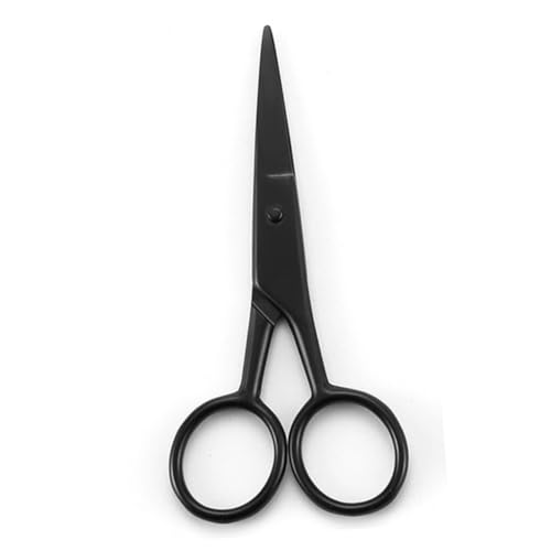 minkissy Men's Hair Clippers Beard Scissors Set Hair Removal Tool Beard Styling Scissors Easy Hairdressing Random Color