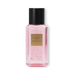 Victoria’s Secret Bombshell Mini Fragrance Mist, Notes of Purple Passion Fruit, Shangri-La Peony & Vanilla Orchid, Travel Size Body Spray for Women (2.5 oz)