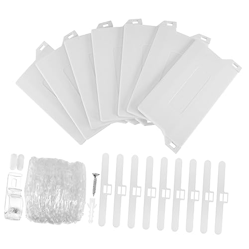 PRETYZOOM 1 Juego Accesorios para Persianas Verticales Cadena De Persiana Vertical Pestañas De Reparación De Persianas Verticales Lamas para Persianas Verticales De PVC El Plastico