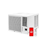 LG 23,000 BTU Smart Window Air Conditioner with Heat, 230V, Air Conditioner Cools Rooms up to 1,400 Sq.Ft., Smartphone & Voice Control works with Remote, White