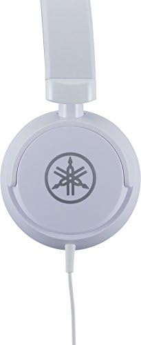 Yamaha HPH-50 Headphones, Quality Sound, Deep Bass and Balanced Treble, Over the Ear, Wired Musicians Headphones, in White